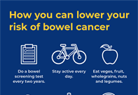 How you can lower your risk of bowel cancer
