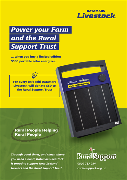 Datamars Livestock ‘super-charges’ support for Rural Support Trust "Time Out Tour"!