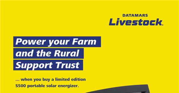 Datamars Livestock ‘super-charges’ support for Rural Support Trust "Time Out Tour"!