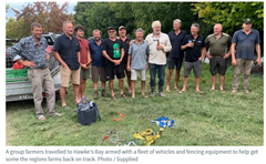 Cyclone Gabrielle: Group of southern farmers help out in Hawke’s Bay