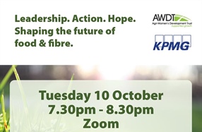 Leadership. Action. Hope. Shaping the future of food & fibre - Free Webinar