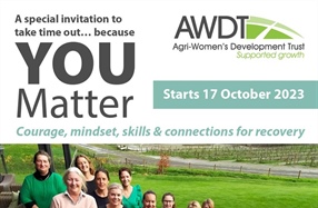 YOU Matter - An invite for rural women affected by severe weather events this year, Hawke's Bay & Online