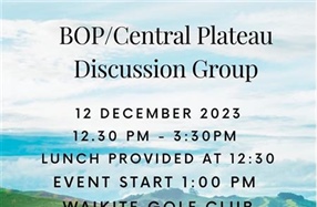 BOP/Central Plateau Discussion Group