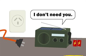 Can you tune into a radio station if you have a power cut?