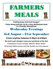 Farm Meals - Winton on Wednesday Evenings