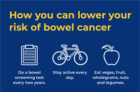 How you can lower your risk of bowel cancer