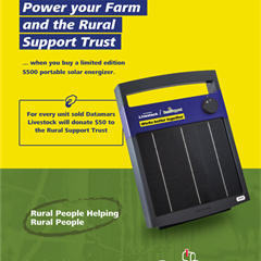 Datamars Livestock ‘super-charges’ support for Rural Support Trust "Time Out Tour"!