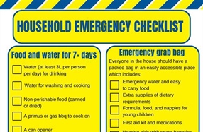 Household Emergency Checklist