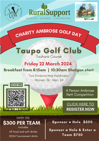 Charity Ambrose Golf Day - Taupo, Waikato