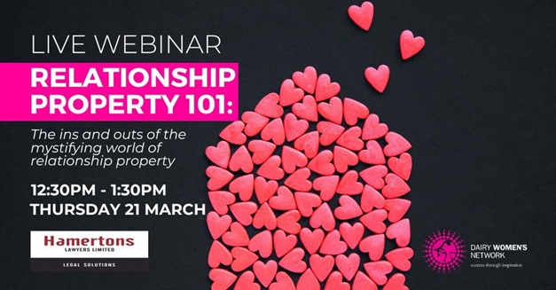 Relationship Property 101: Free Live Webinar with Dairy Women's Network