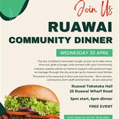 Community Dinner, Ruawai