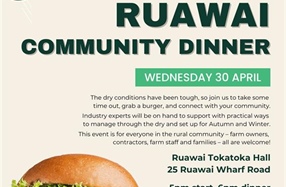 Community Dinner, Ruawai