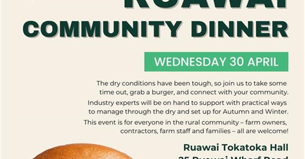 Community Dinner, Ruawai