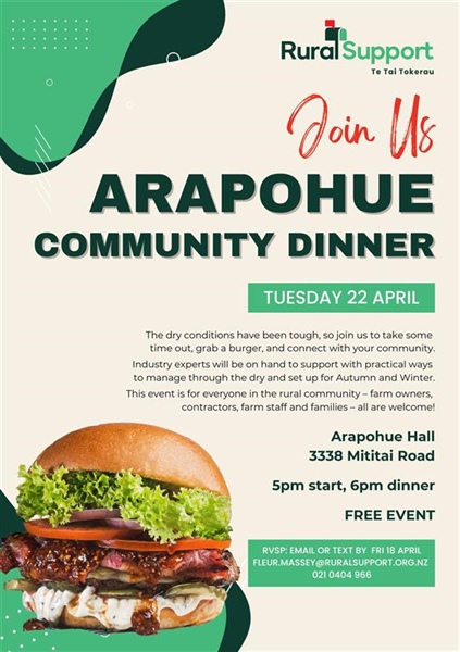 Community Dinner, Arapohue