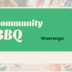 Community BBQ, Waerenga Hall, Waikato