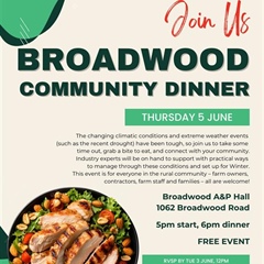 Community Dinner, Broadwood