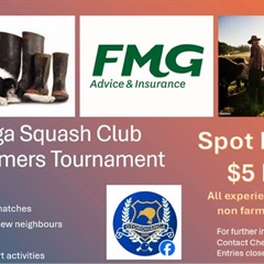 Otorohanga Squash Club Social Farmers Tournament - Otorohanga, Waikato