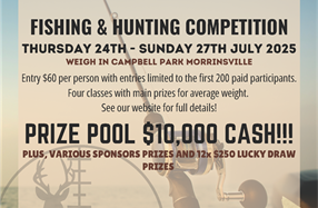 The Charity Classic Fishing & Hunting Competition - Morrinsville, Waikato