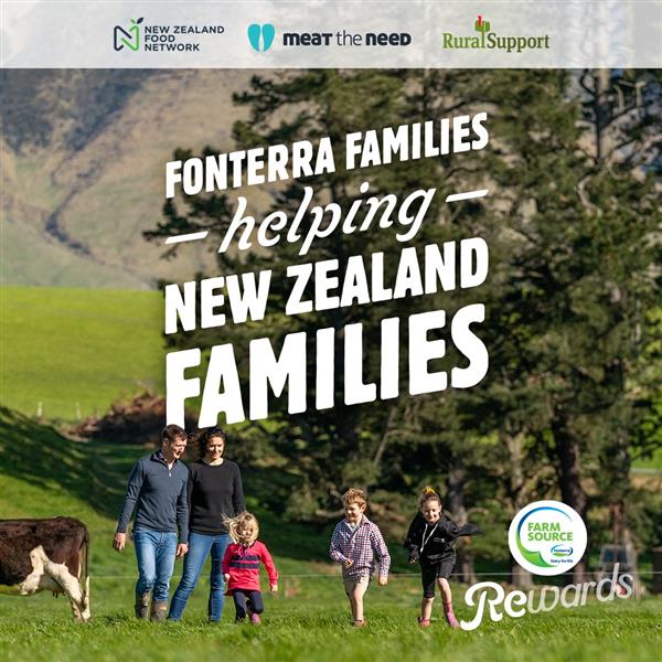 Fonterra Families helping New Zealand Families